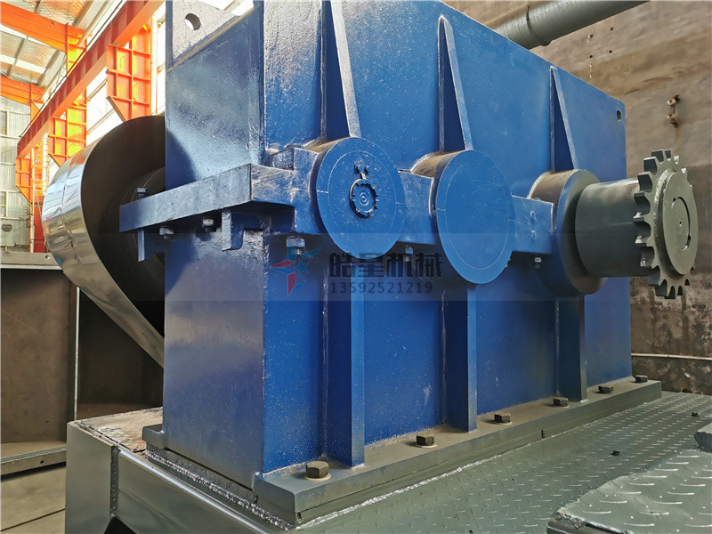金屬撕碎機<a href='http://haomabao.com.cn/case/617.html' target='_blank'><span>減速機</span></a>局部圖